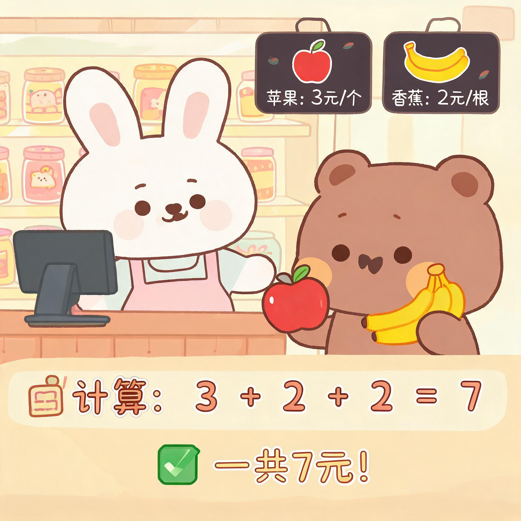 加减法应用题配图