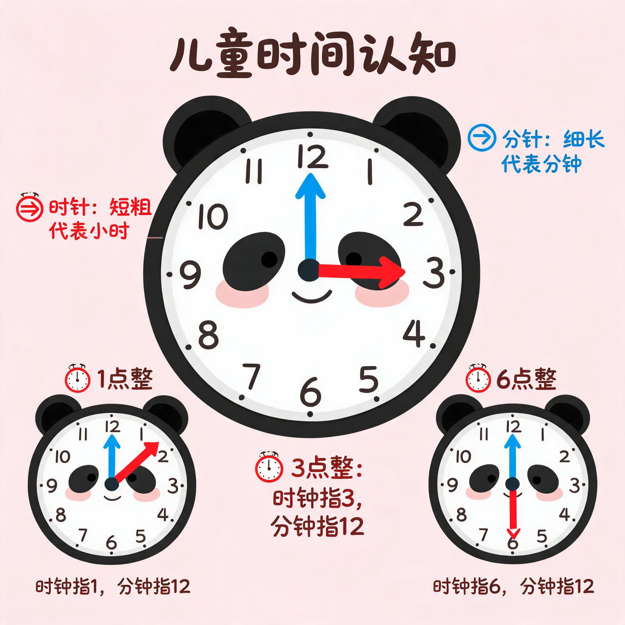 认识钟表配图