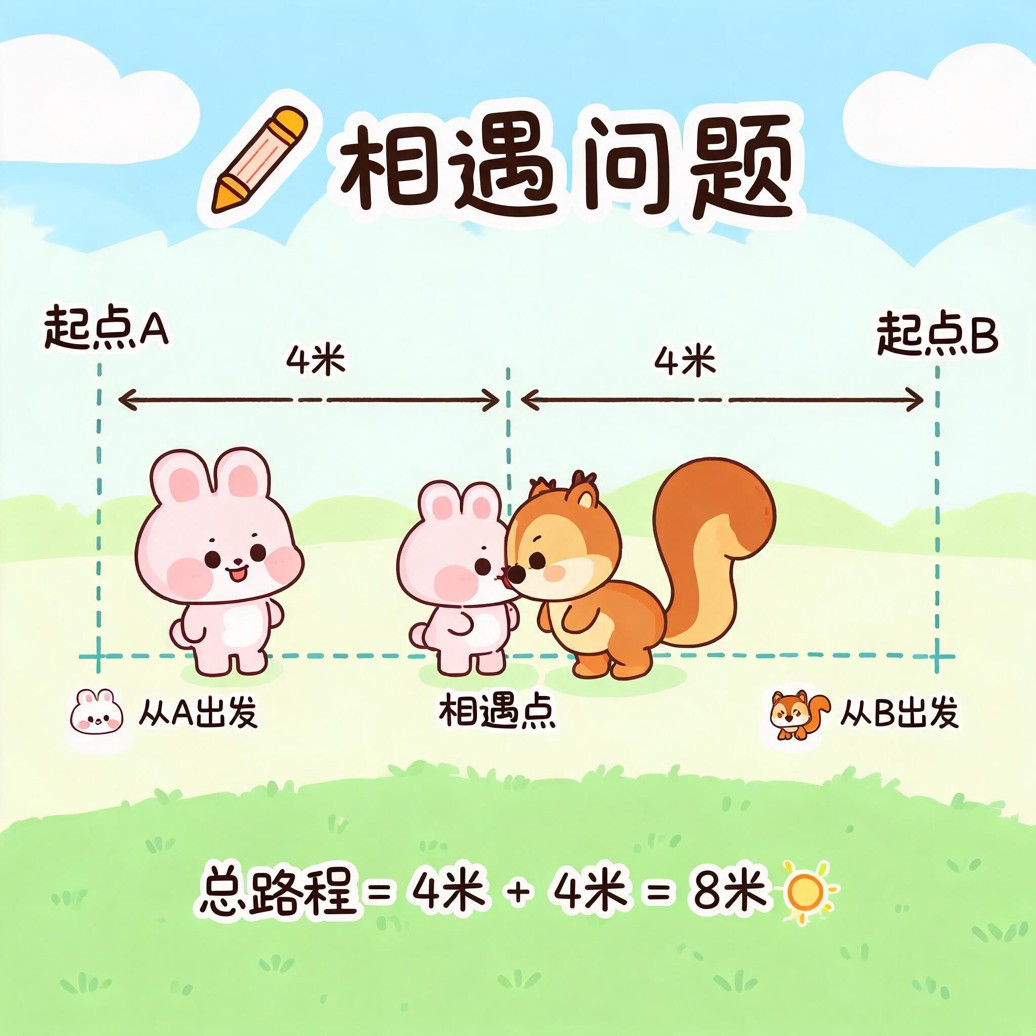 行程问题-相遇